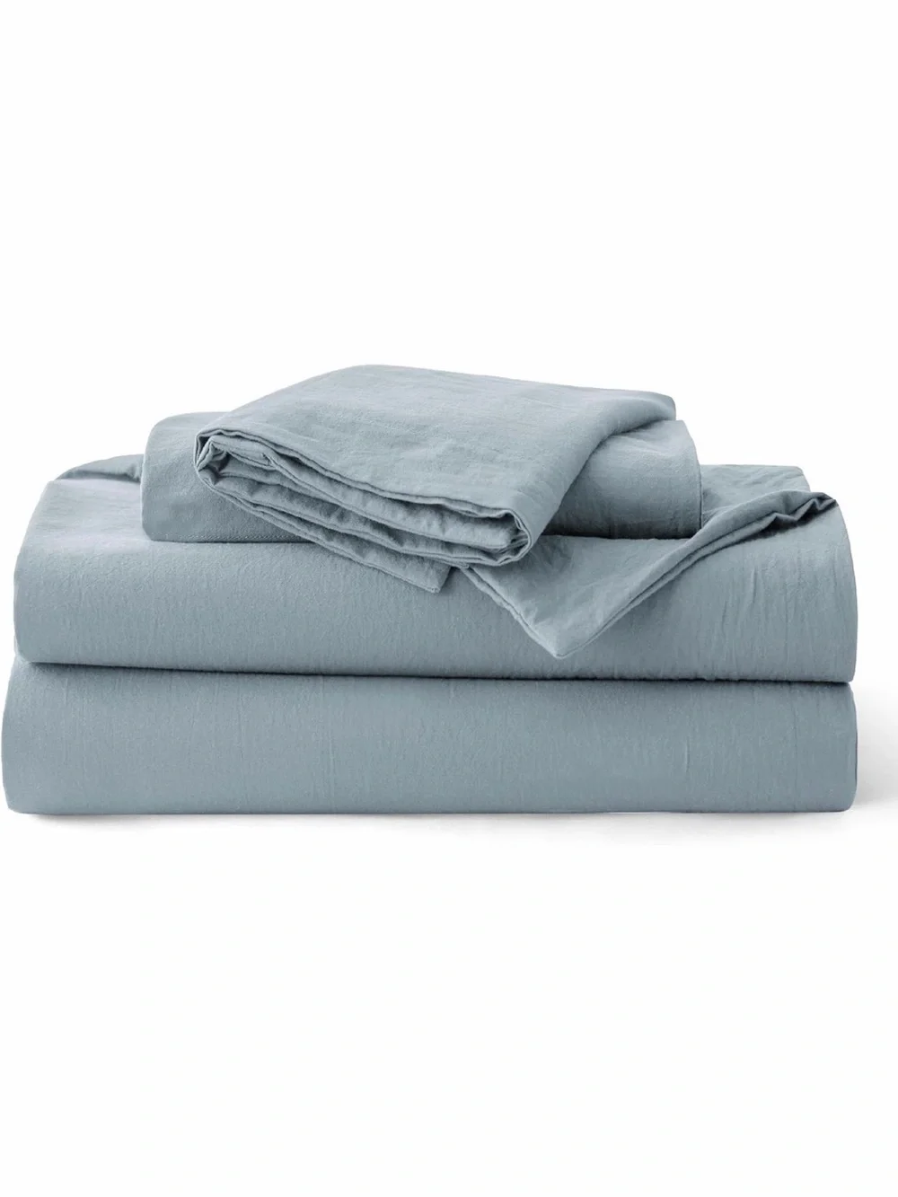 Bedsure PureWoven 100% Washed Cotton Duvet🛏️3PC Cover Set King Sz